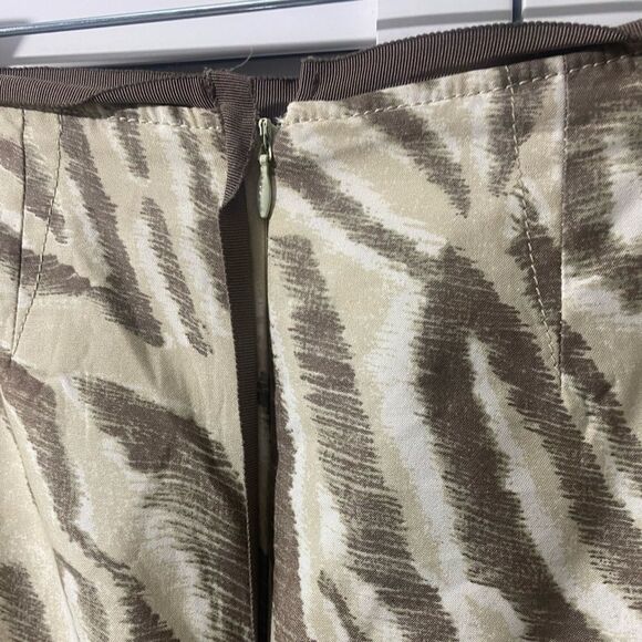 Zebra Print Brown Skirt - Picture 3 of 5